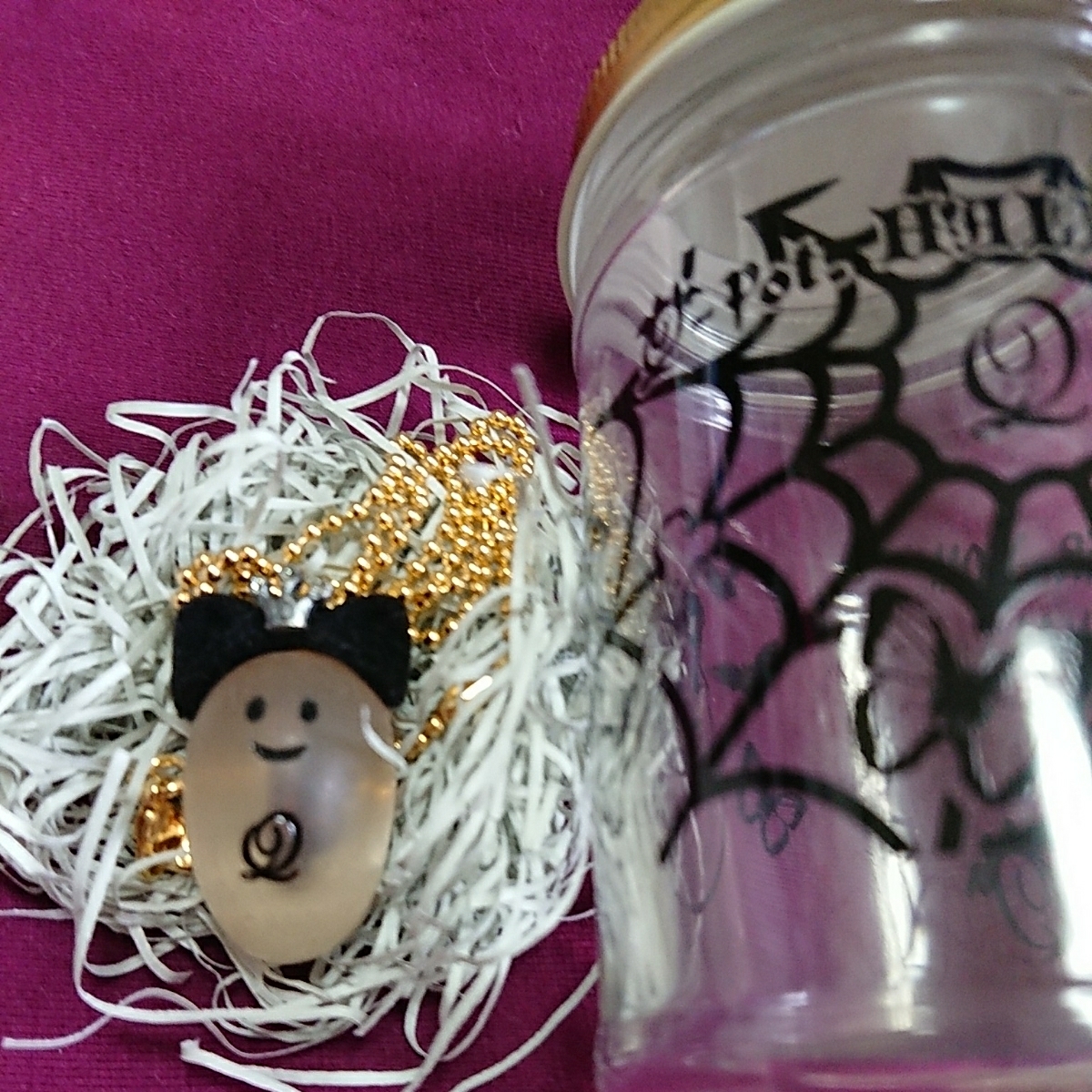 キューポット 高島屋限定 ローズおばけちゃん ネックレス Q-pot