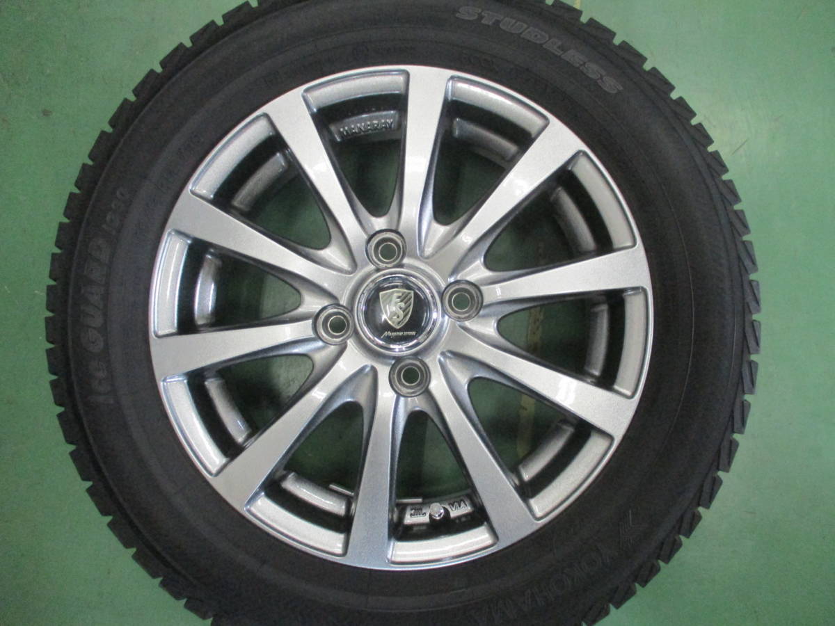 4H 100 4.5J +43 15インチ 社外品 MANARAY SPORT smart アルミホイール 4