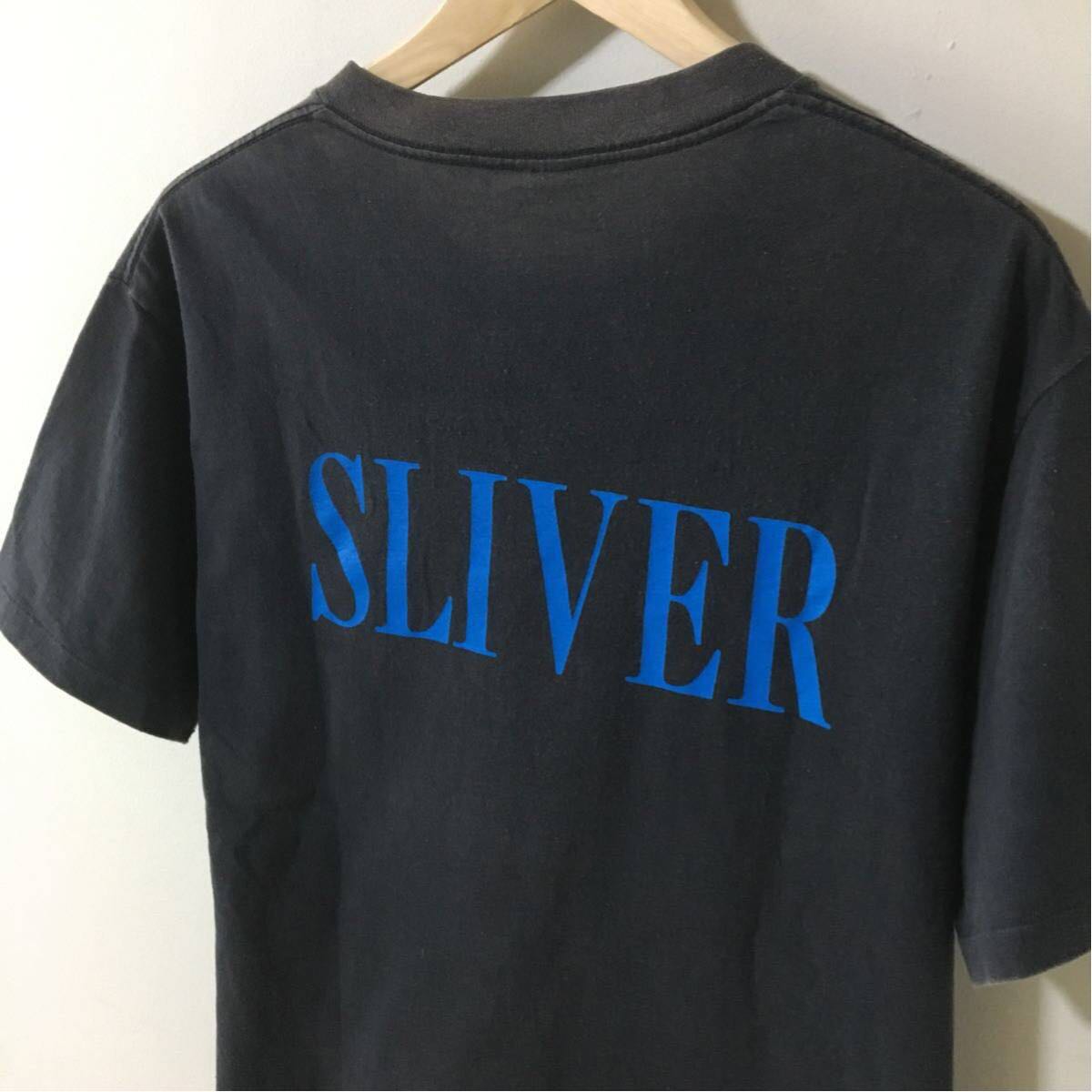 90s NIRVANA ニルヴァーナ SLIVER プリント Tシャツ giant USA製