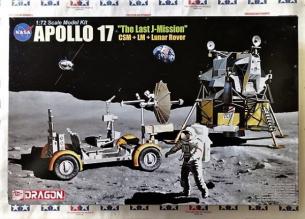 1972’ｓ★ NASA★ アポロ17★ 司令船★噴射訓練後交換済パーツ 1/72 アポロ17号 最終ミッションJ [司令船 ＋ 着陸船 ＋ 月面車