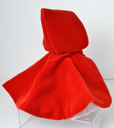 スーパードルフィーの幼SDサイズドール用の赤マント ハンドメイド_3