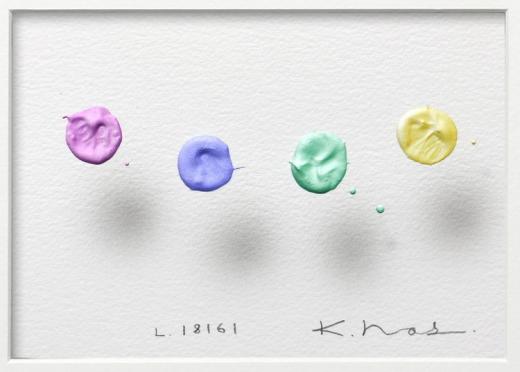 浮遊する筆触　【Layer 18161】 16 x 21cm　(額装) ★ 星 憲司