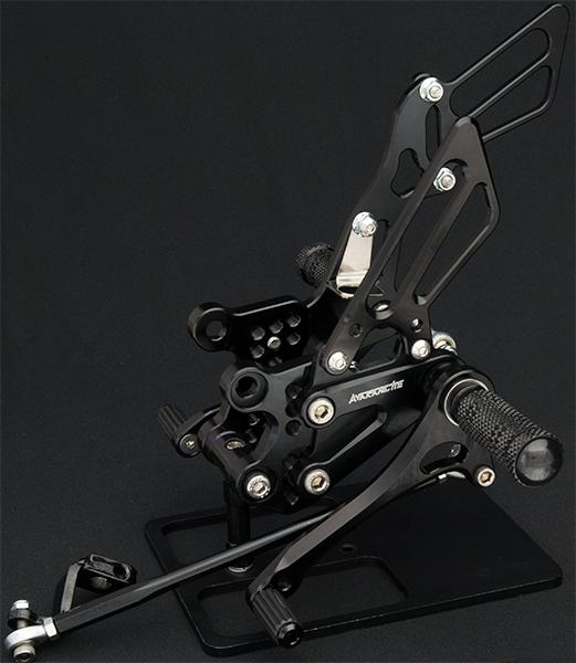 Ninja250R ZX250R バックステップ rearsets Black or Silver 40393