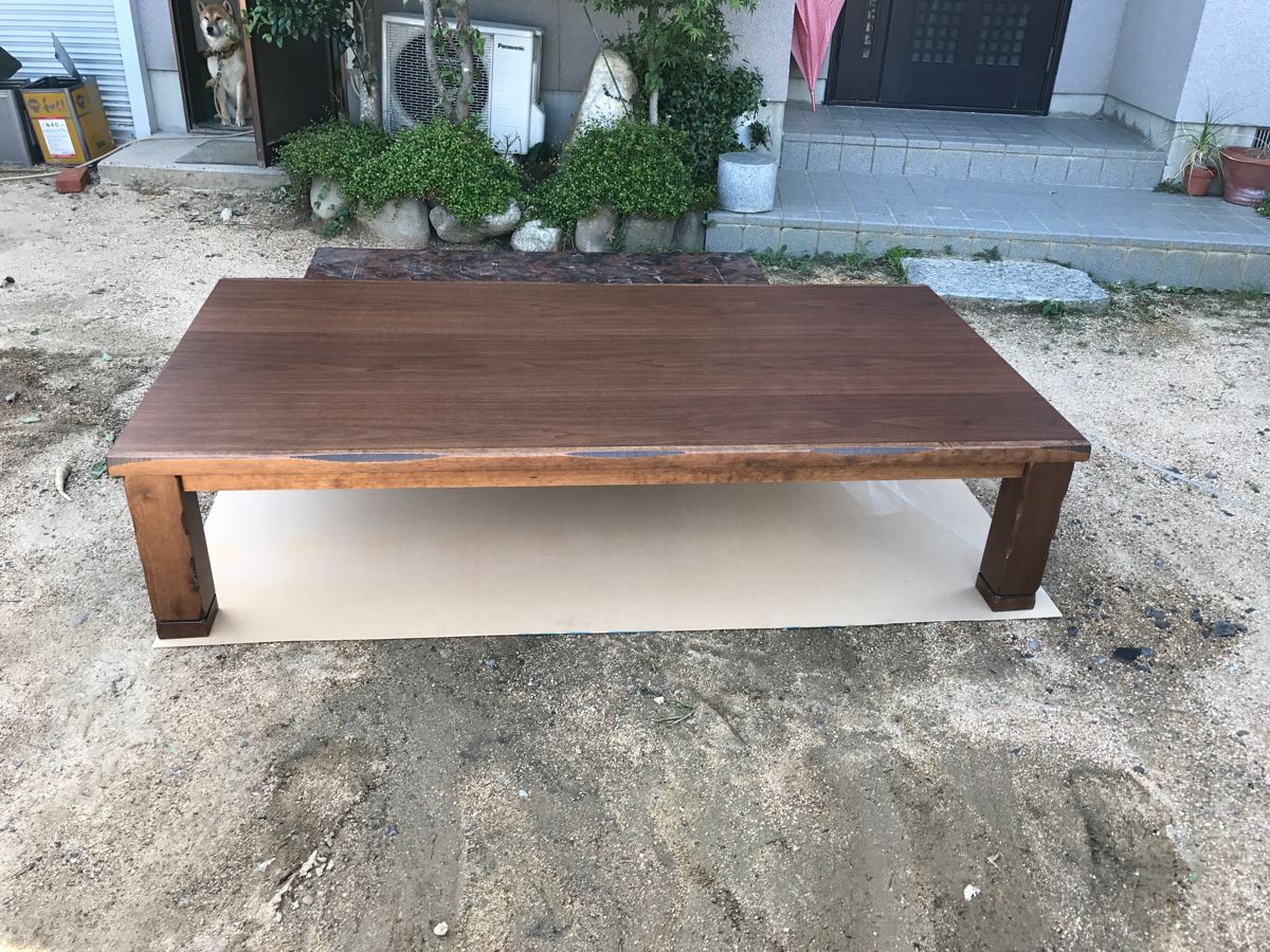 こたつテーブル 超大型こたつテーブル180ウォールナット日本製ヒーター