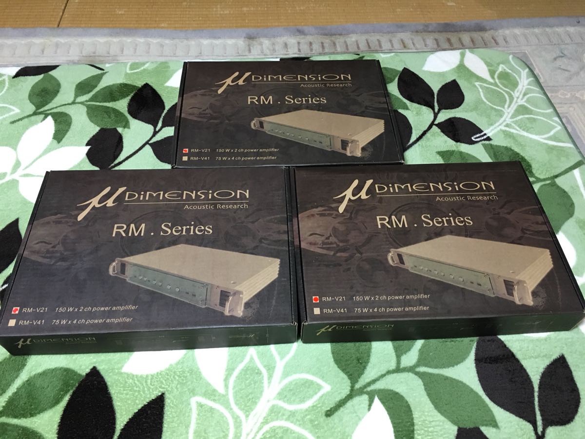 イースコーポレーション正規品 μ-Dimension ミューディメンション RM.Series RM-V21 アンプ新品未使用品