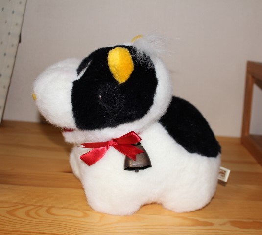 ナカジマ 牛のぬいぐるみ レトロ 鳴く ジャンク nakajima ファンシー