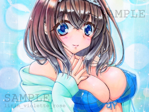 同人 手描きイラスト 鷺沢文香 水着ver アイドルマスターシンデレラガールズ 手描きイラスト 売買されたオークション情報 Yahooの商品情報をアーカイブ公開 オークファン Aucfan Com