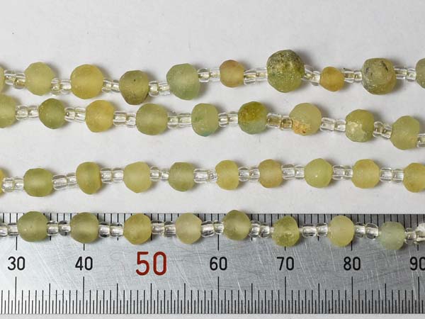 ○わくわく とんぼ玉☆古代ローマングラスセミクリアミックス 古代