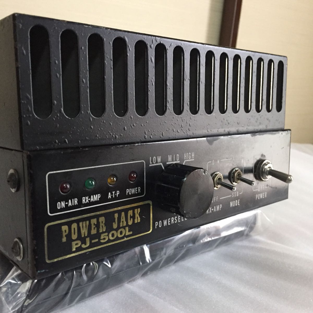 CB無線 27～28MHz帯13.8vリニアアンプ POWER JACK PJ-500L 動作品