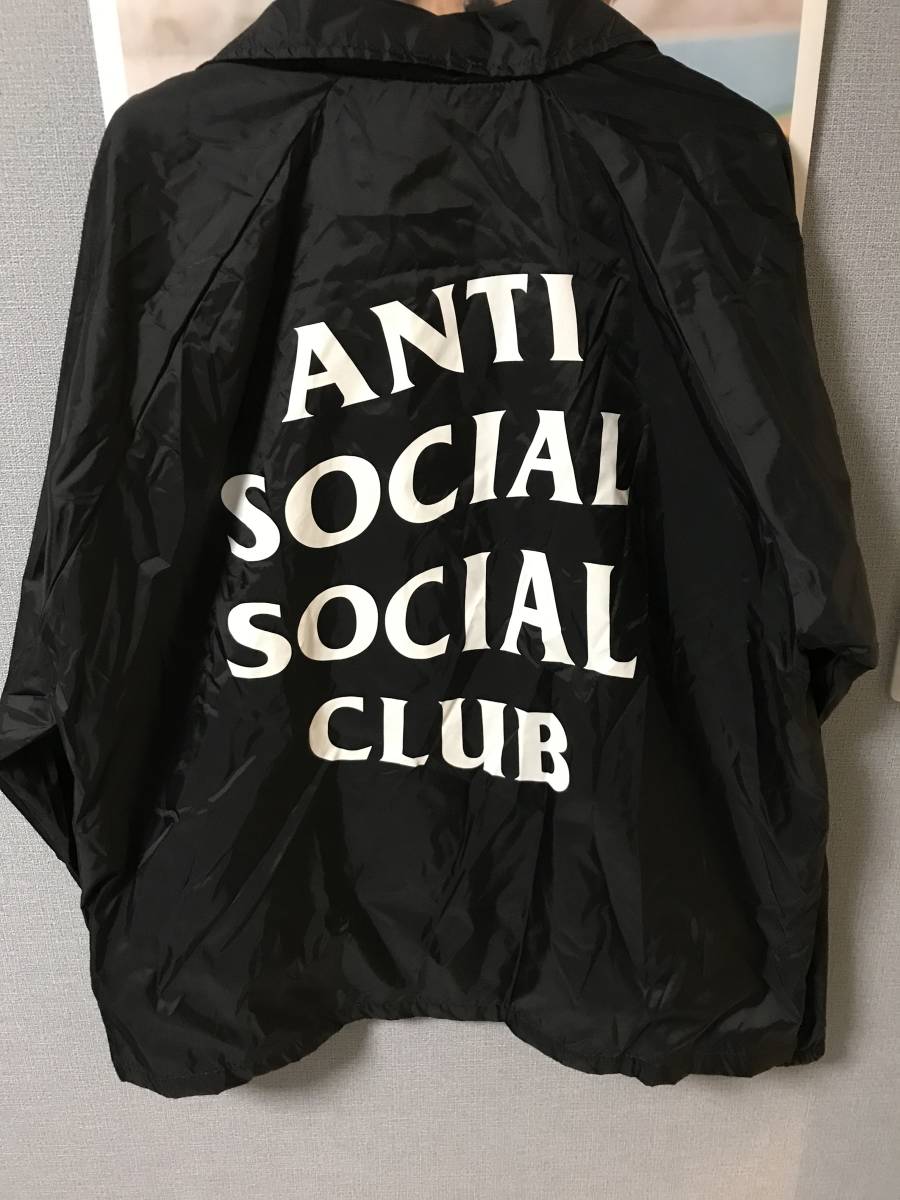  ANTI SOCIAL SOCIAL CLUB コーチジャケット L 黒 正規品 アンチソーシャル(ジャケット、上着)｜売買されたオークション情報、yahooの商品情報をアーカイブ公開 - オークファン その他