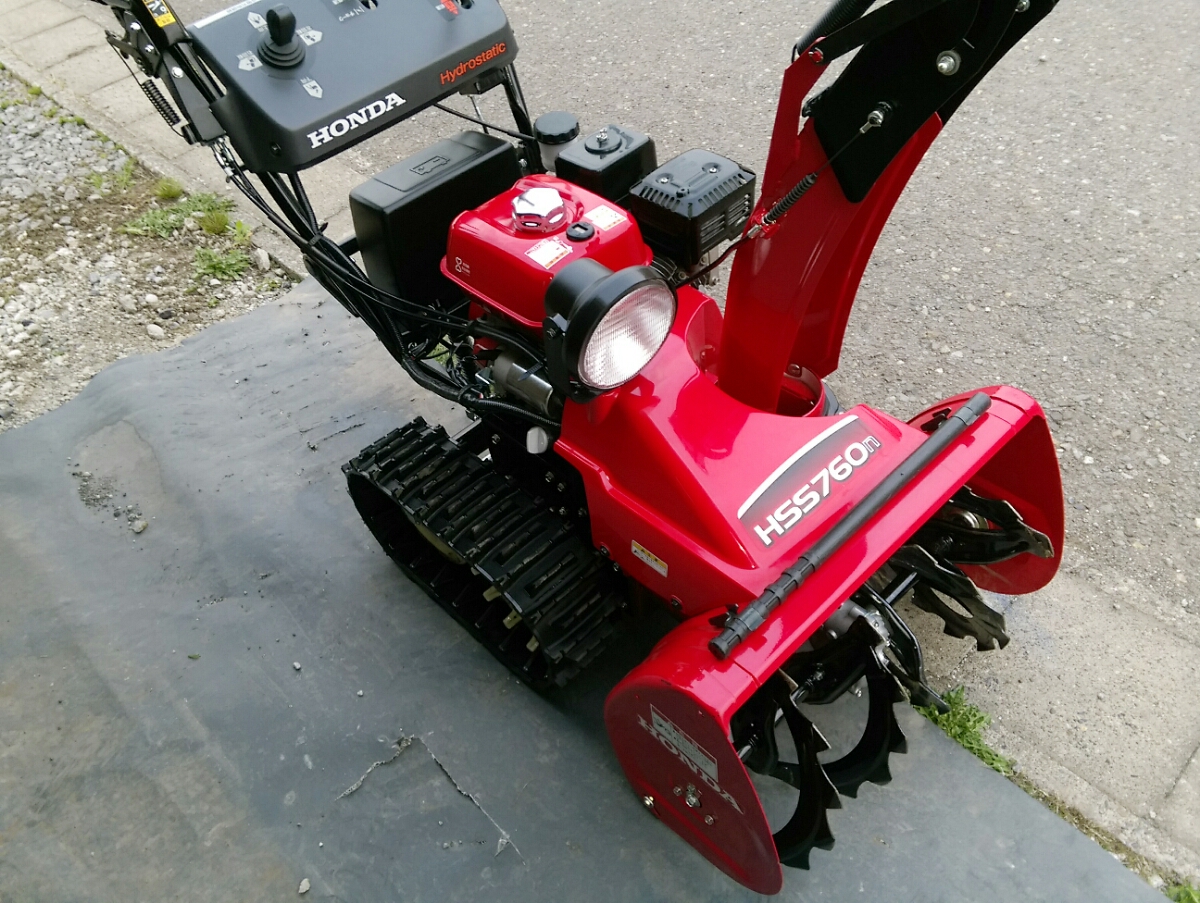 北海道 旭川発ホンダ7馬力HSS760n除雪機 中古美品！旭川市内無料