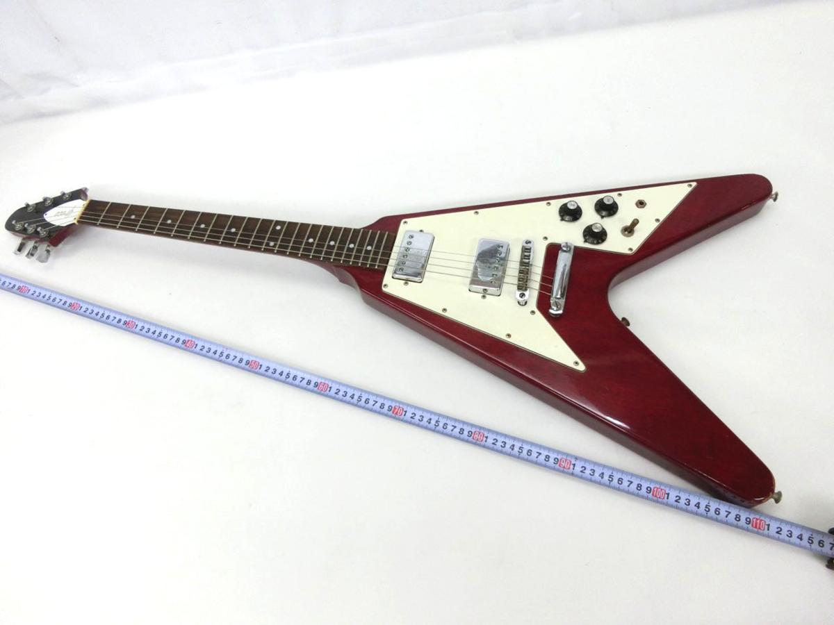 N-8185】中古 Greco グレコ Flying V フライングV FV600? エレキ 