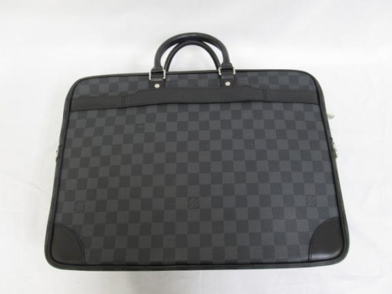 新作入荷，低価 本物 ルイヴィトン PDV GM ポルトドキュマン ヴォワヤージュGM/ブリーフケース/ハンドバッグ/ダミエ グラフィット/25.5万/w3w4z(ダミエ・グラフィット)｜売買されたオークション情報、yahooの商品 かばん、バッグ