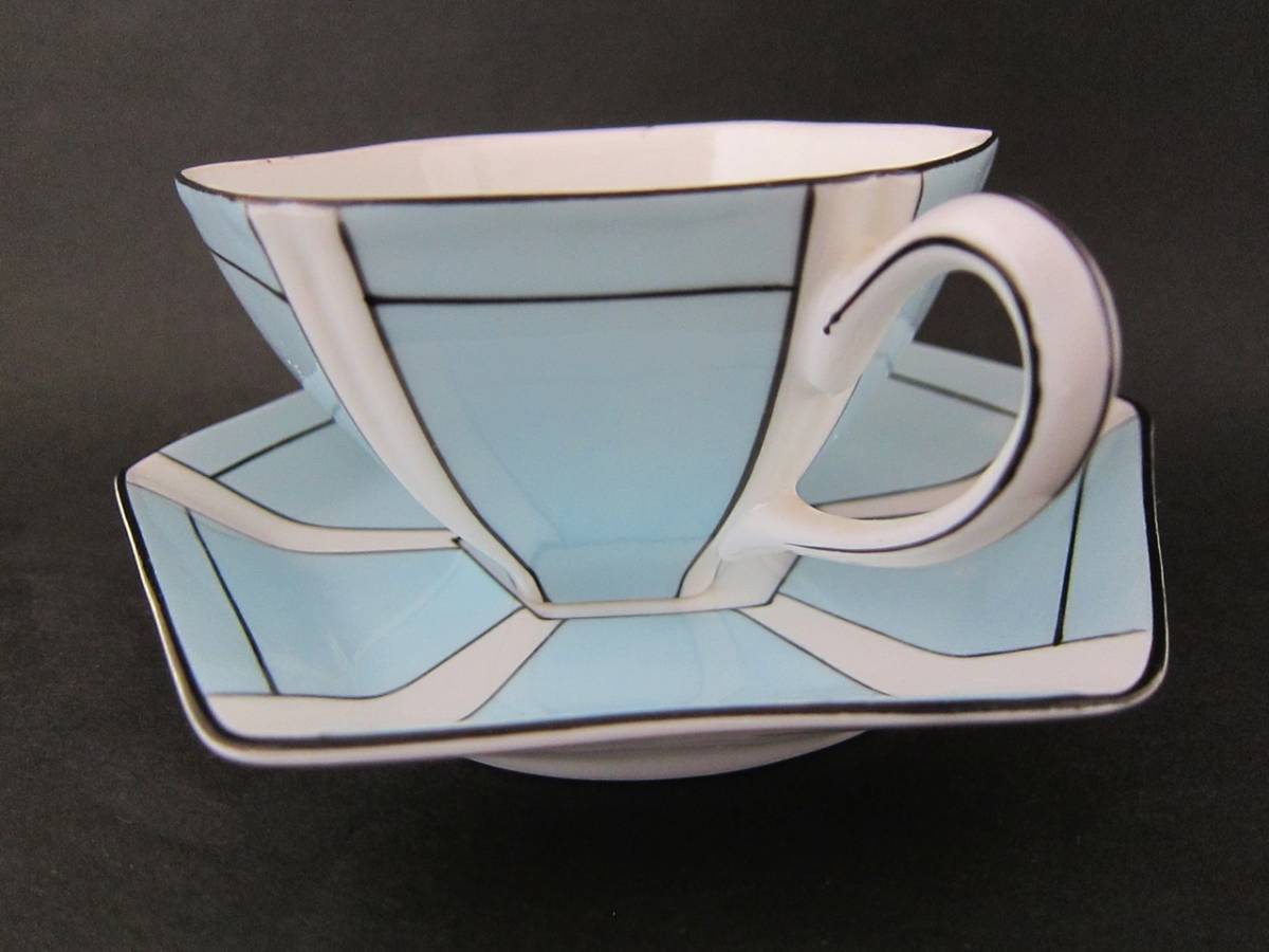 オールドノリタケ 金彩湖畔風景図 オールドノリタケ 6角形 カップ