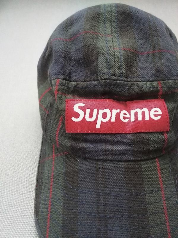 稀少/Supreme シュプリーム CAP 帽子 キャップ タータンチェック柄 半