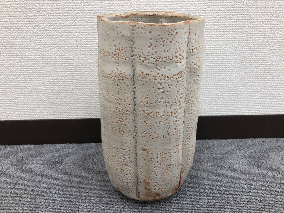 人間国宝 加藤孝造 志野花入 【公式通販】