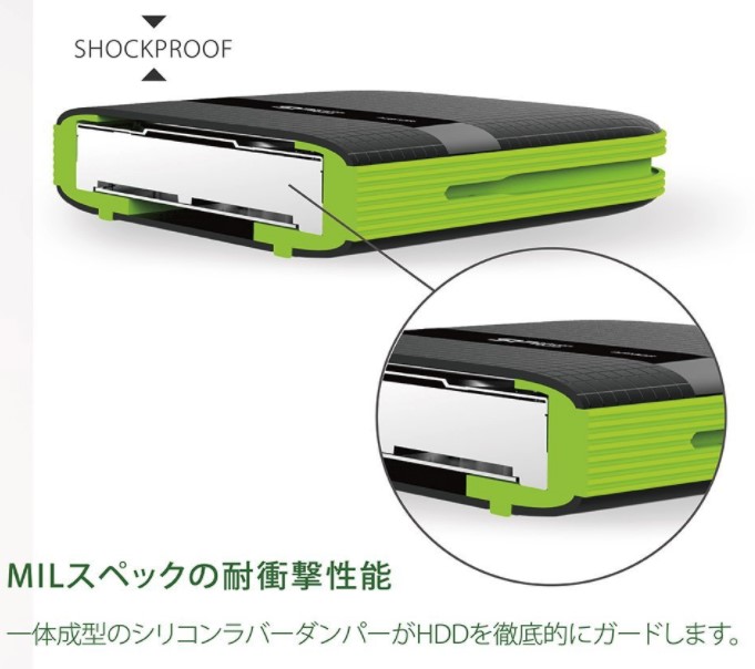 シリコンパワー 2TB 2.5インチ ポータブルHDD | Type-Cケーブル 3.1