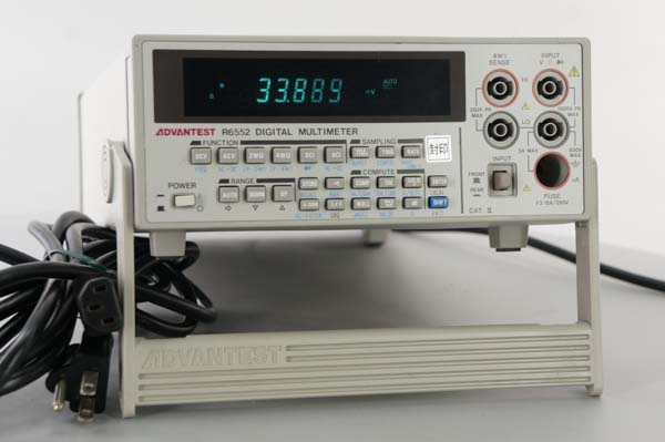 その他 ADVANTEST R6552 Digital Multimeter DW]USED ADVANTEST R6552 DIGITAL MULTIMETER デジタルマルチメーター