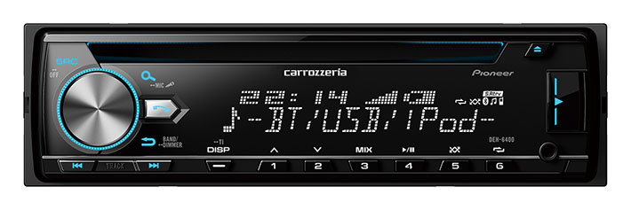 【安心の正規品】カロッツェリア DEH-6400 CD Bluetooth USB チューナー DSPメインユニット ■スマホでカーオーディオを操作■カラオケ機能