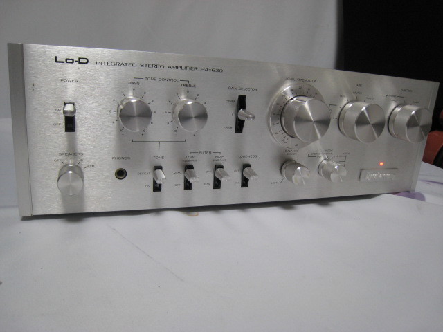 HITACHI/LOーD　プリメインアンプHA－630　中古動作品