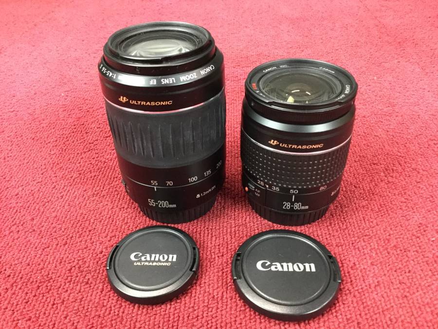 Canon ZOOM LENS EF AFレンズ2本○ジャンク品 キヤノン 家電、AV