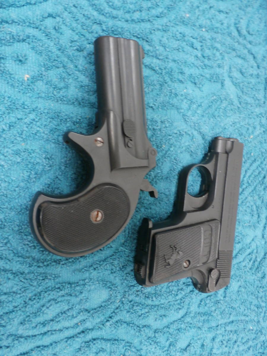 定番，限定セール ジャンク扱い MFG REPLICA COLT コルトガス銃CALIBRE25ハンドガン ＋ ミニガス銃 2本セット(ガスガン)｜売買されたオークション情報、yahooの商品情報をアーカイブ公開 - オークファン ガスガン