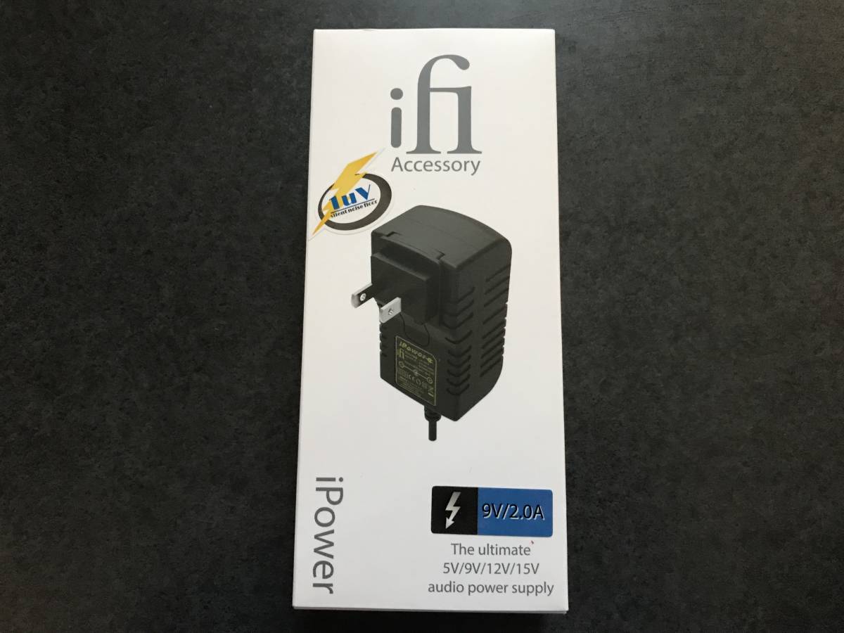 iFi-Audio　アイファイオーディオ　iPower（ 9V2.0A）　低ノイズACアダプター　