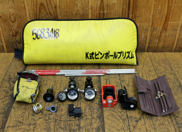コルクページ 5683A18 K式ピンポールプリズム セット 測量 土木 作業 ピンポール