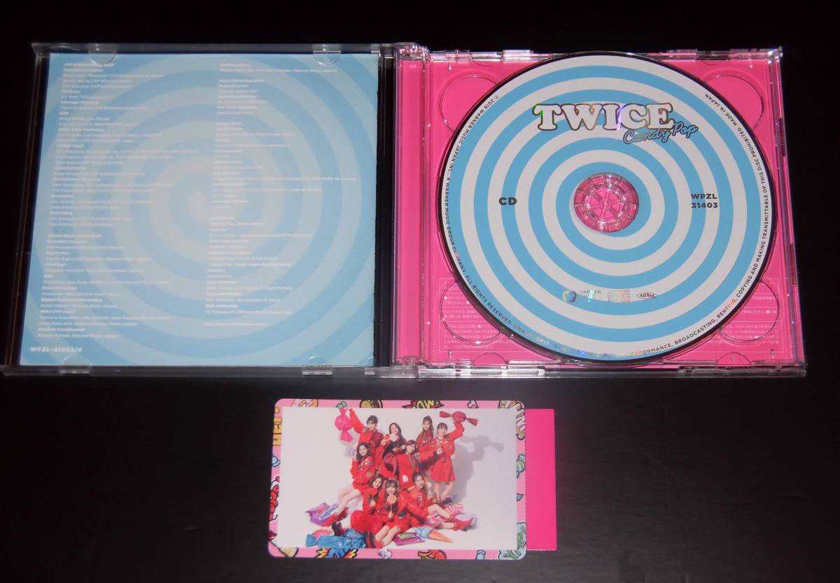 大人気，爆買い TWICE☆直筆サイン入り・日本シングル「Candy Pop」CD+DVD