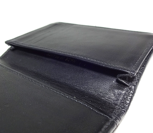 【中古】CHANEL シャネル★ココマーク 二つ折りカードケース★キャビアスキン×ブラック レディース名刺入れ パスケース