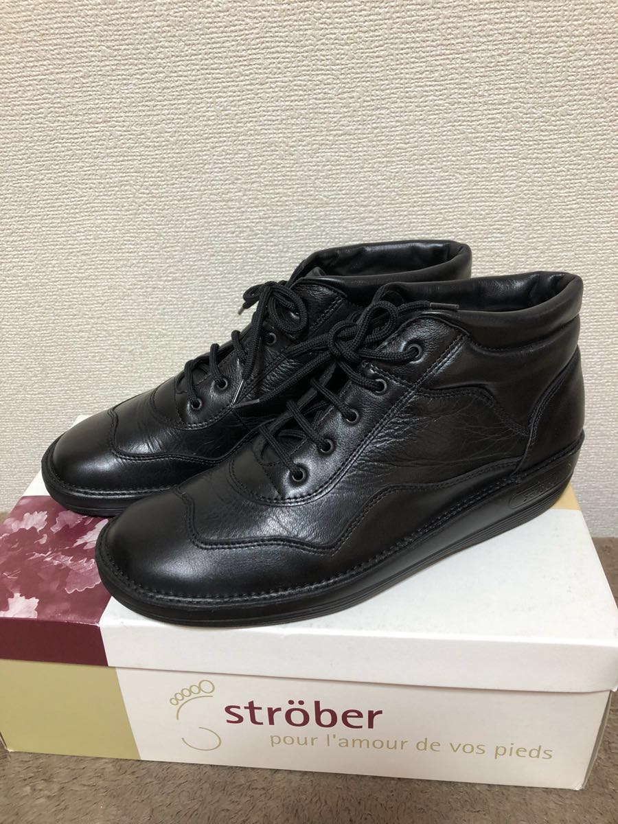 美品】Strober 25cm Glow-pedx シボ革スニーカー 6 Yahoo!オークション