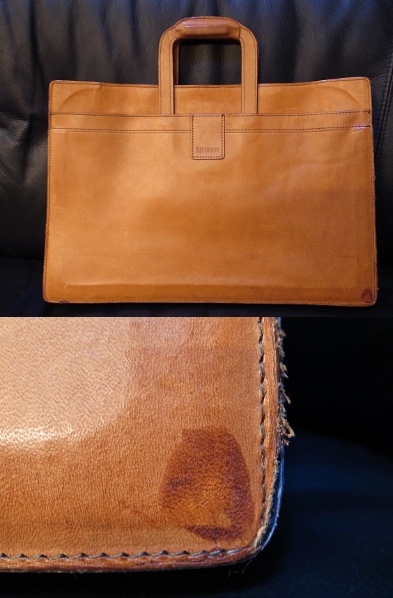 ハートマンブリーフケースビジネスバッグ革茶色　hartmann ハートマンブリーフケースビジネスバッグ革茶色 Hartmann ハートマン