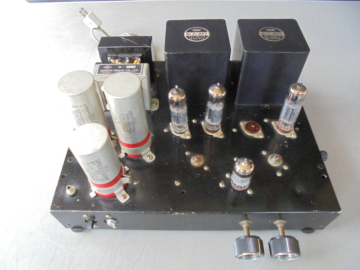 TANGO Hi－Fi OPT アンプ 真空管 自作 ジャンク 通電のみ 中古 (2077