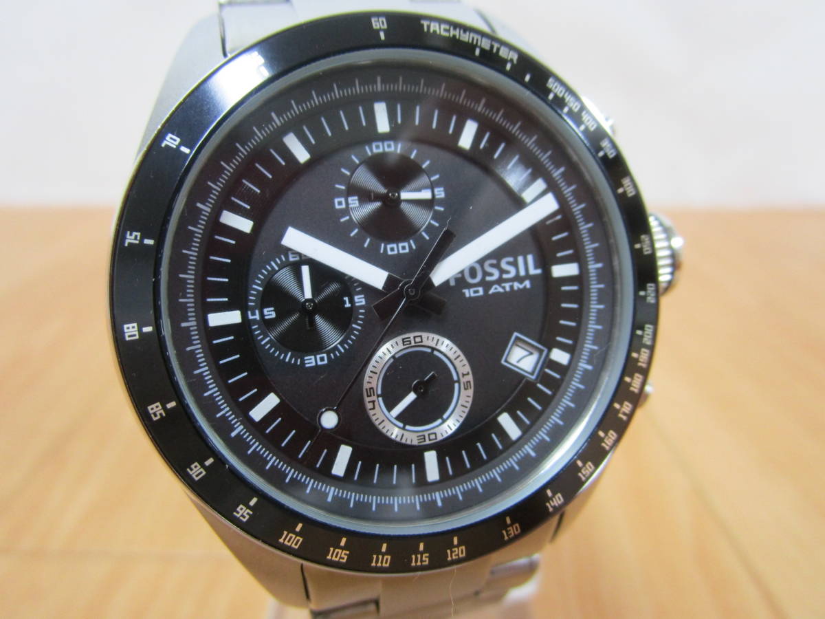 FOSSIL / フォッシル / CH-2600 251103 / クロノグラフ / 黒×白 / 5月 