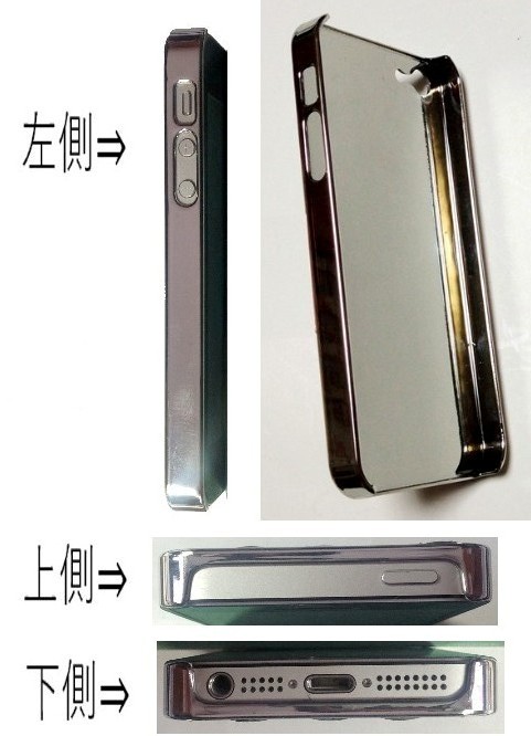 A-CASE for iPhoneSE、5S、５用-黒レザーケース(新品）_2