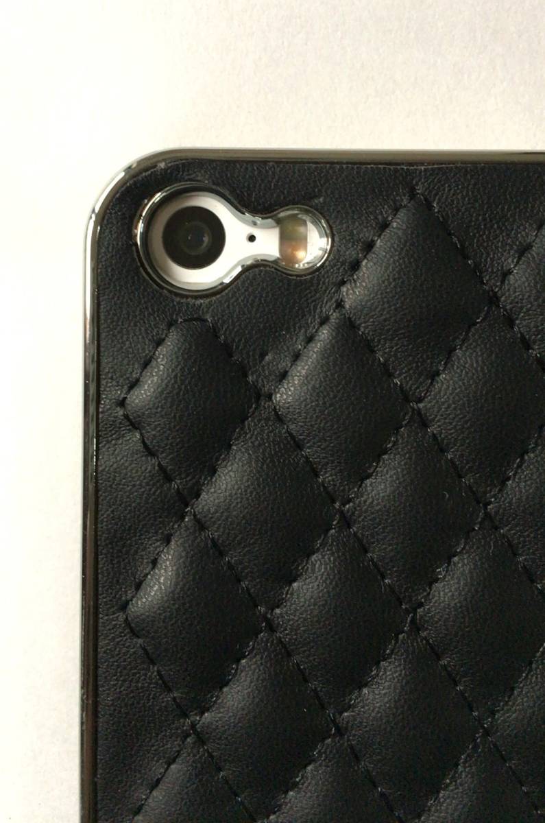 A-CASE for iPhoneSE、5S、５用-黒レザーケース(新品）_3