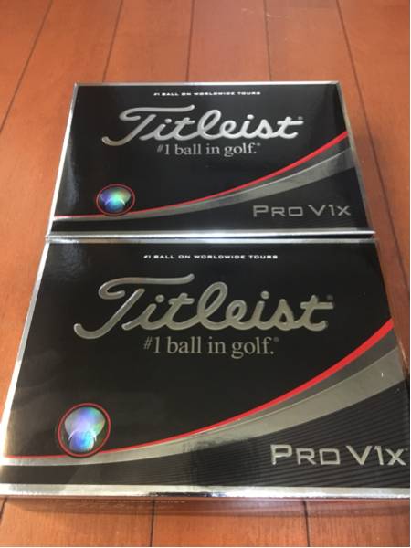 プロ PRO V1X 2ダース ローナンバー 1234 アクシネットジャパン正規品 最新現行モデル タイトリスト 新品未使用 送料510円 Titleist