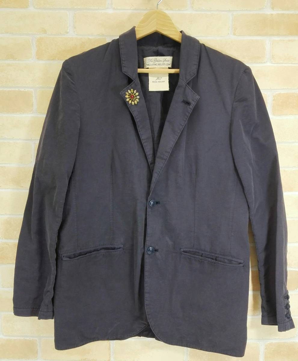 【大人気，品質保証】 REMI RELIEF レミレリーフ テーラードジャケット Sサイズ グレー(Sサイズ)｜売買されたオークション情報、yahooの商品情報をアーカイブ公開 - オークファン Sサイズ