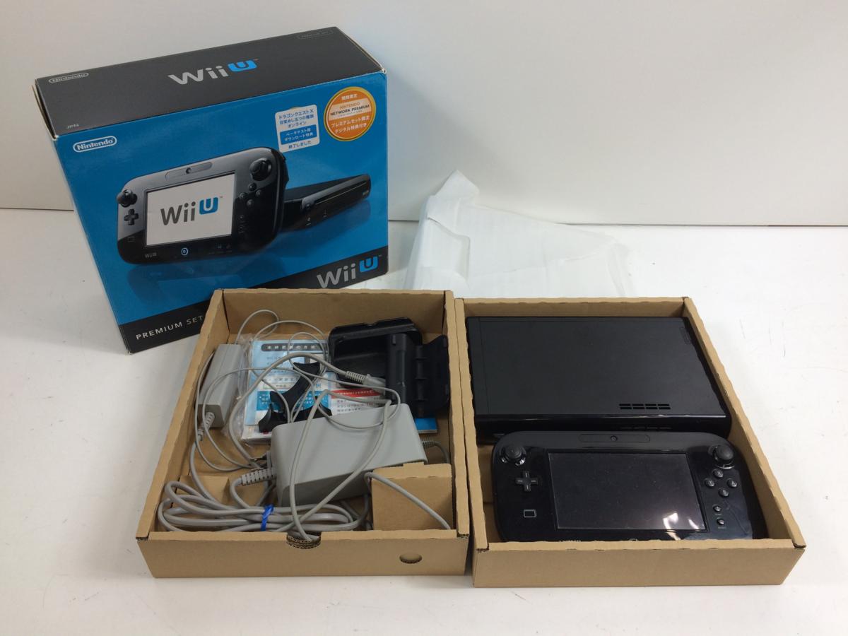任天堂 ニンテンドー WiiU プレミアムセット クロ 32GB WUP-010 WUP 