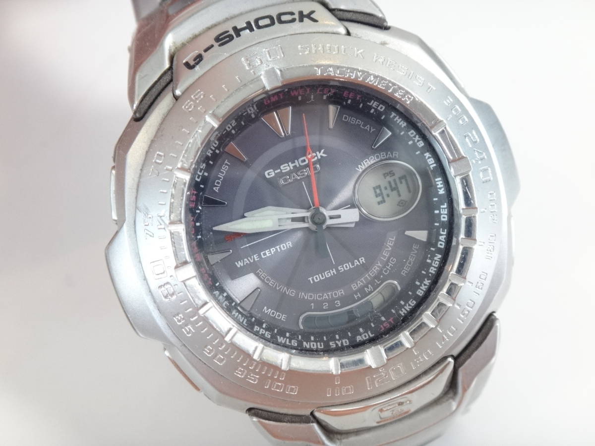 G-SHOCK 電波ソーラー CASIO GW-1600J - G The GW-1600J-1AJF アナデジ 