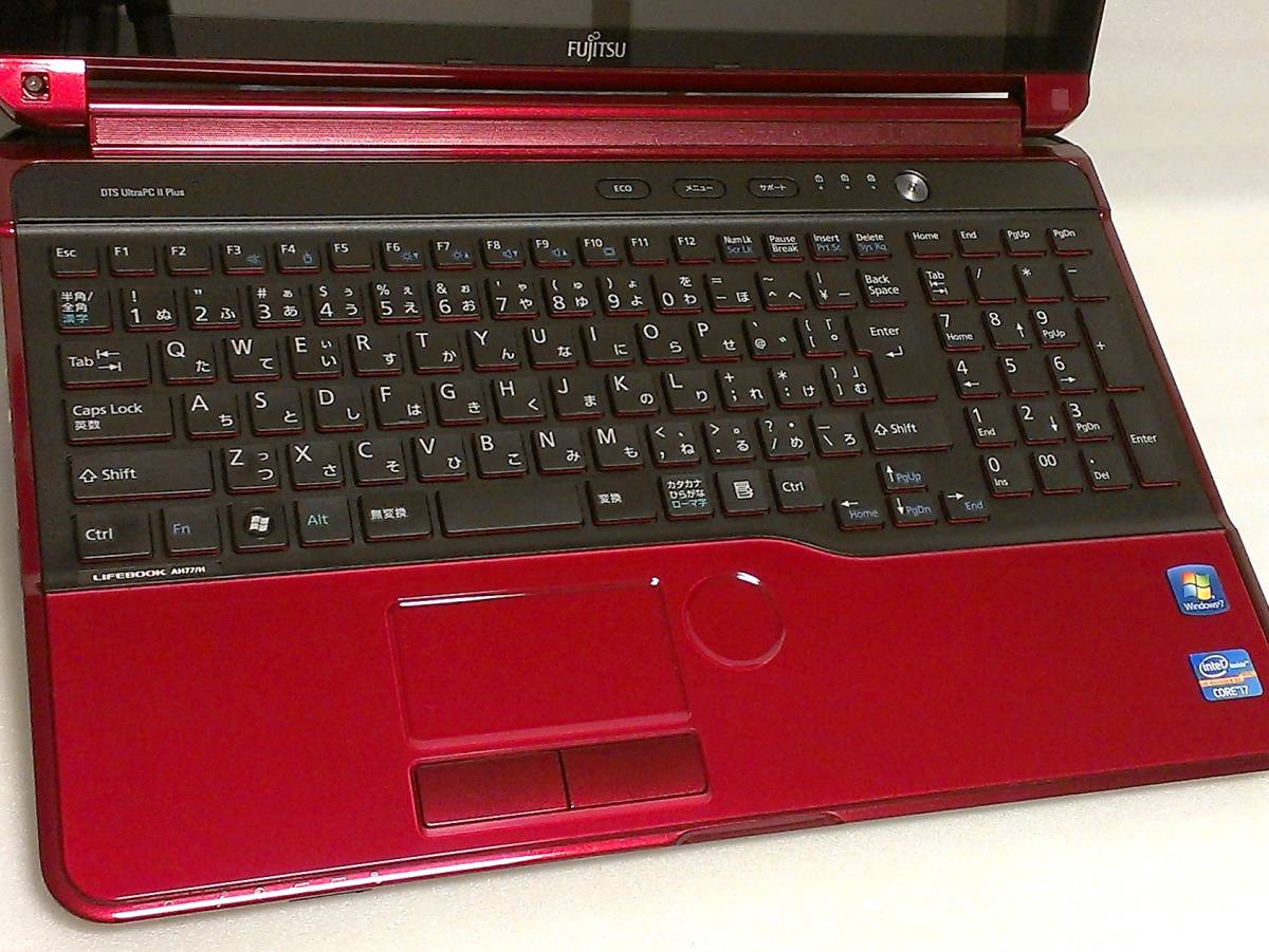 LIFEBOOK 富士通 AH77⁄H FMV Fujitsu ノートパソコン 256GB⁄Core-i7