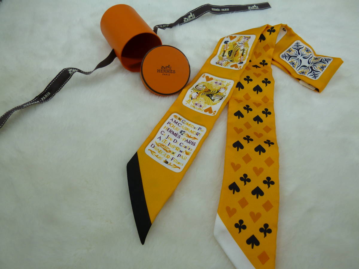 レア！新品☆HERMES☆ツイリー☆2018SS☆日本完売商品☆トランプ柄