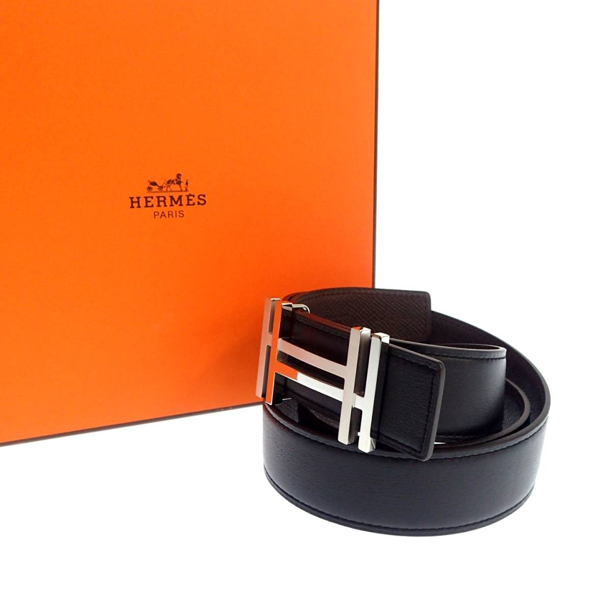 中古・古着通販HERMES Hバックル コンスタンスベルト 〇Z (エルメス 