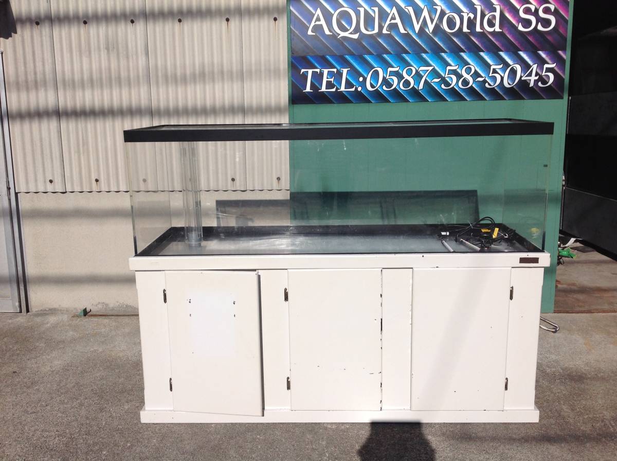 中古 アクリルオーバーフロー水槽セット W1800 D600 H600 