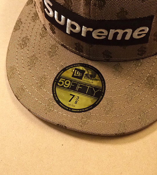 Supreme Monogram Box Logo New Era Brown 7.3/8 2018SS シュプリーム