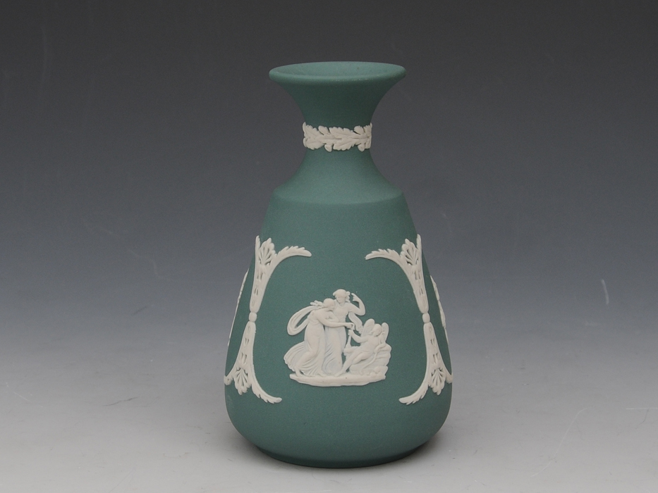 美品WEDGWOODジャスパー 神話文 蓋付 花瓶コレクション