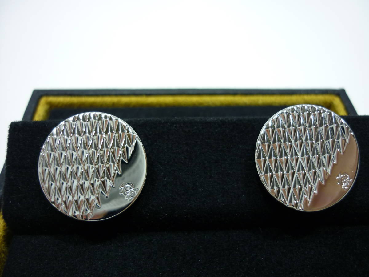中古】 超美品 ダンヒル dunhill カフスボタン シルバー ゴールド