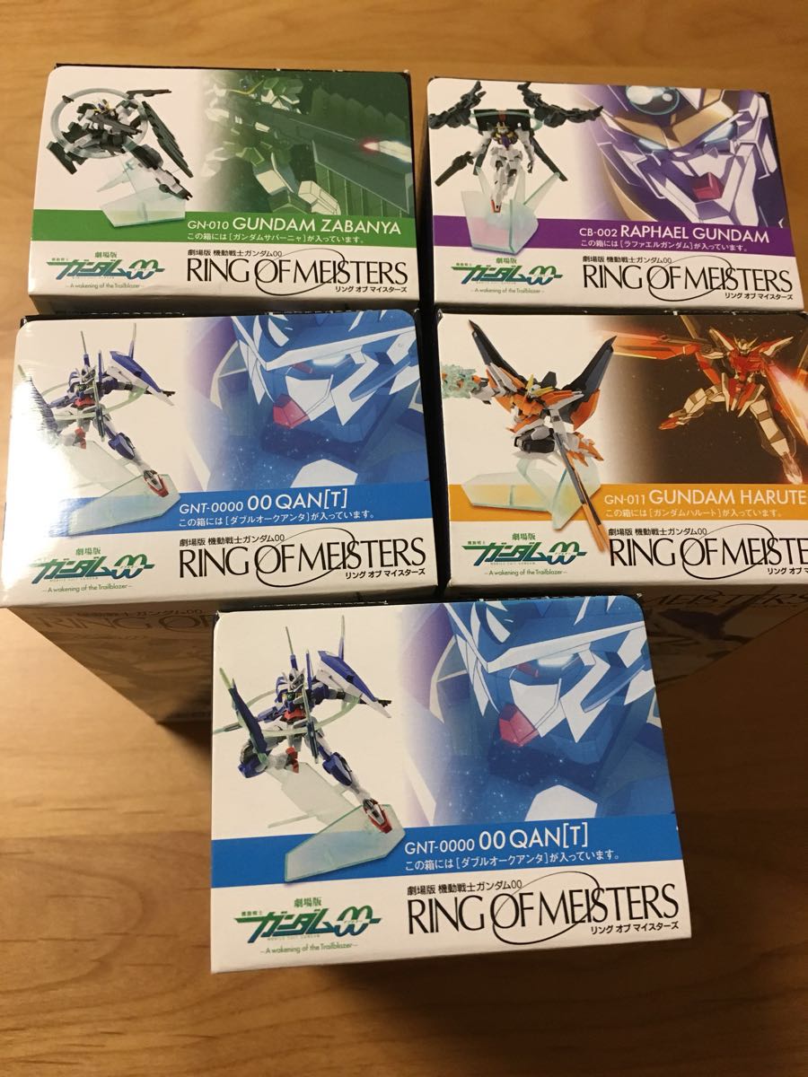 未開封】劇場版 機動戦士ガンダム00 RING OF MEISTERS 5個セット