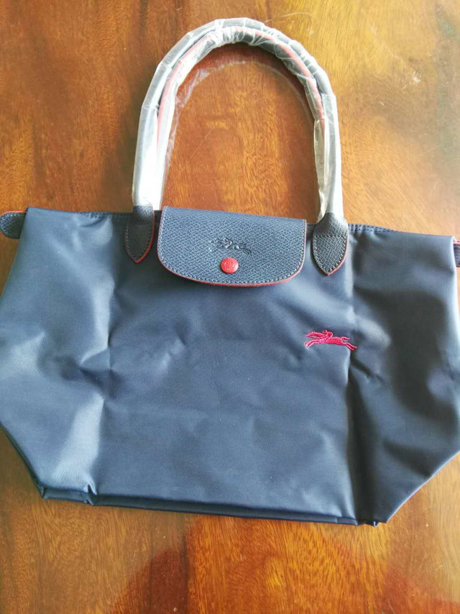 ロンシャン LONGCHAMP ロゴ刺繍 ル プリアージュ トートバッグ