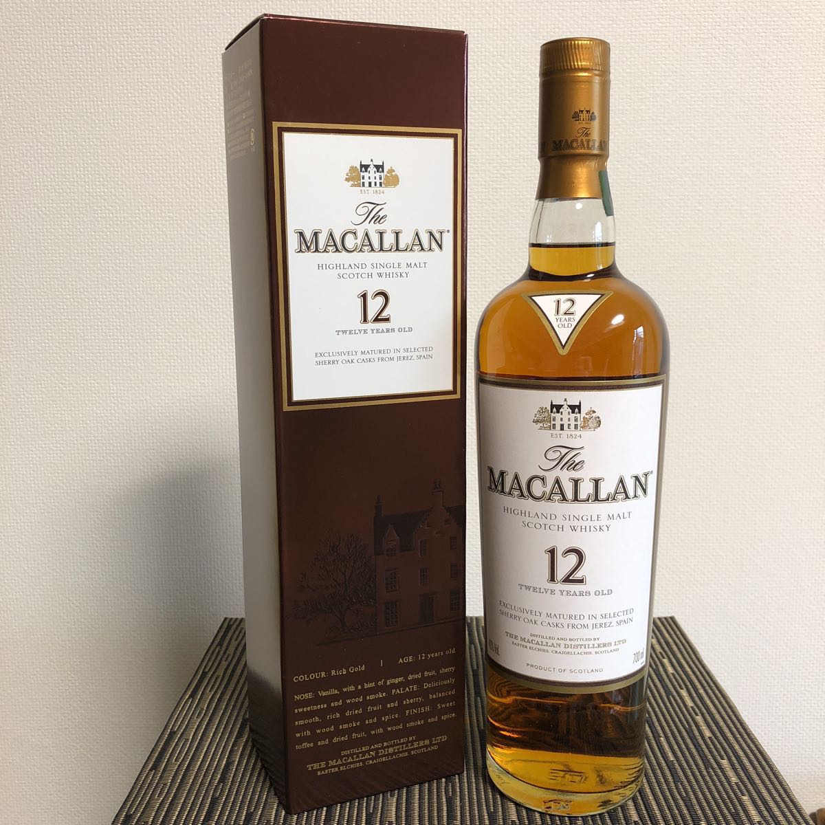 MACALLAN 12年 ハイランドシングルモルトウイスキー 700ml 未開封 未開栓 MACALLAN マッカラン 12年 ハイランド シングルモルト